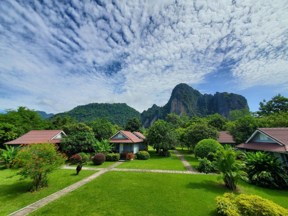 Bearlinbungalow Vang Vieng Exteriér fotografie