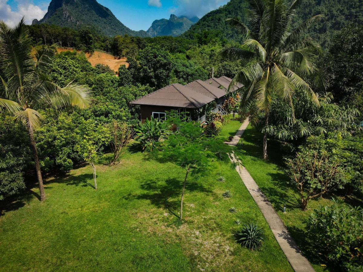 Bearlinbungalow Vang Vieng Exteriér fotografie