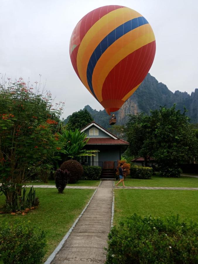 Bearlinbungalow Vang Vieng Exteriér fotografie