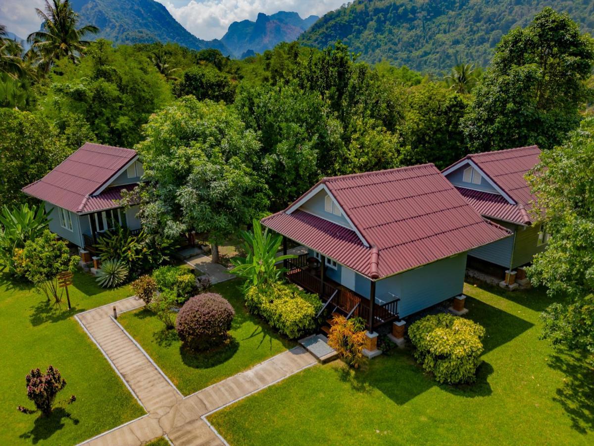 Bearlinbungalow Vang Vieng Exteriér fotografie